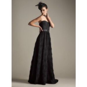 Black Adrianna Papell gown